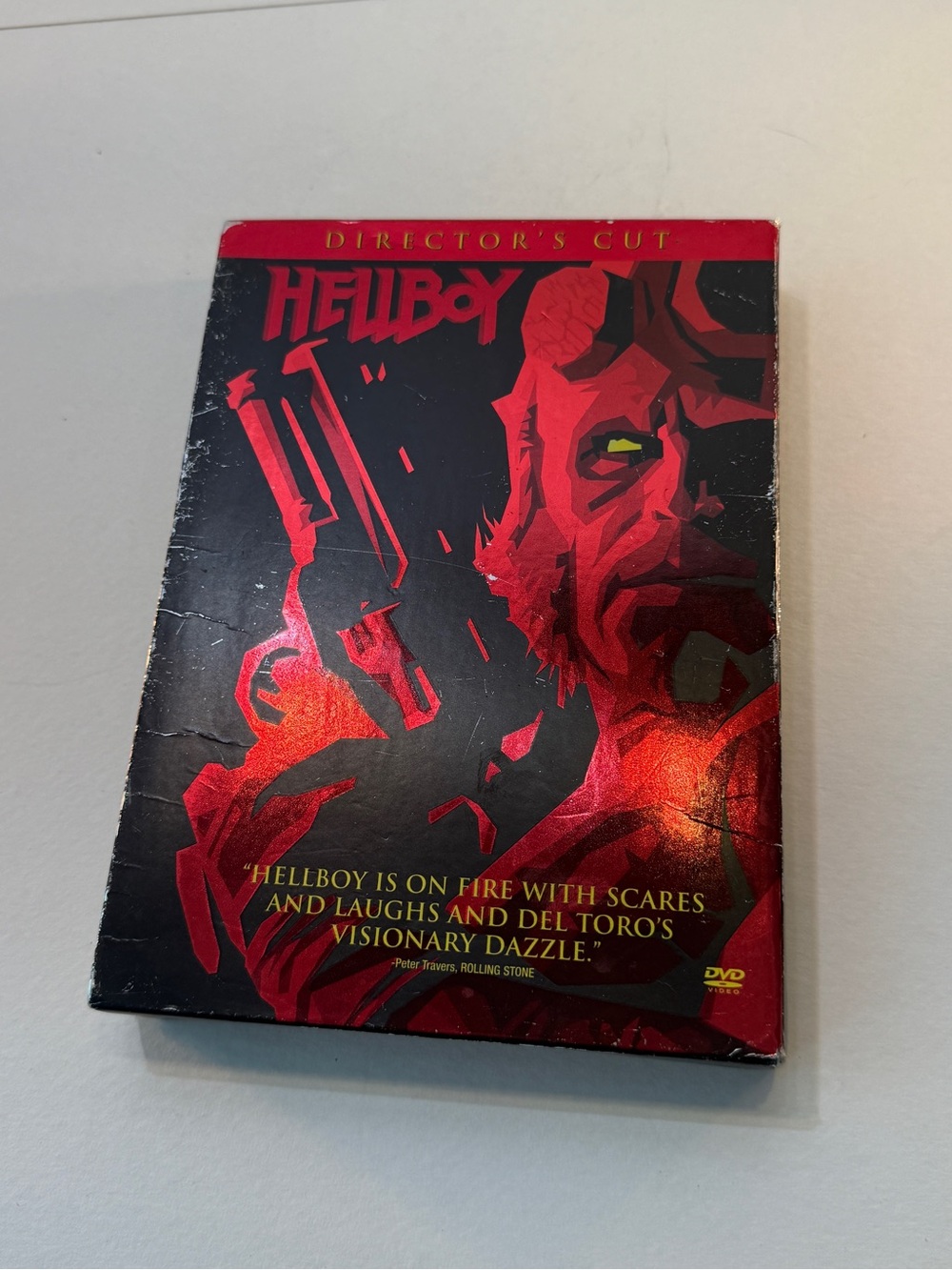 Hellboy DVD 2004 Directors Cut, 3-Disc Set w/ Insert, Pre-owned